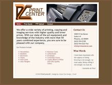 Tablet Screenshot of printcenteraz.com